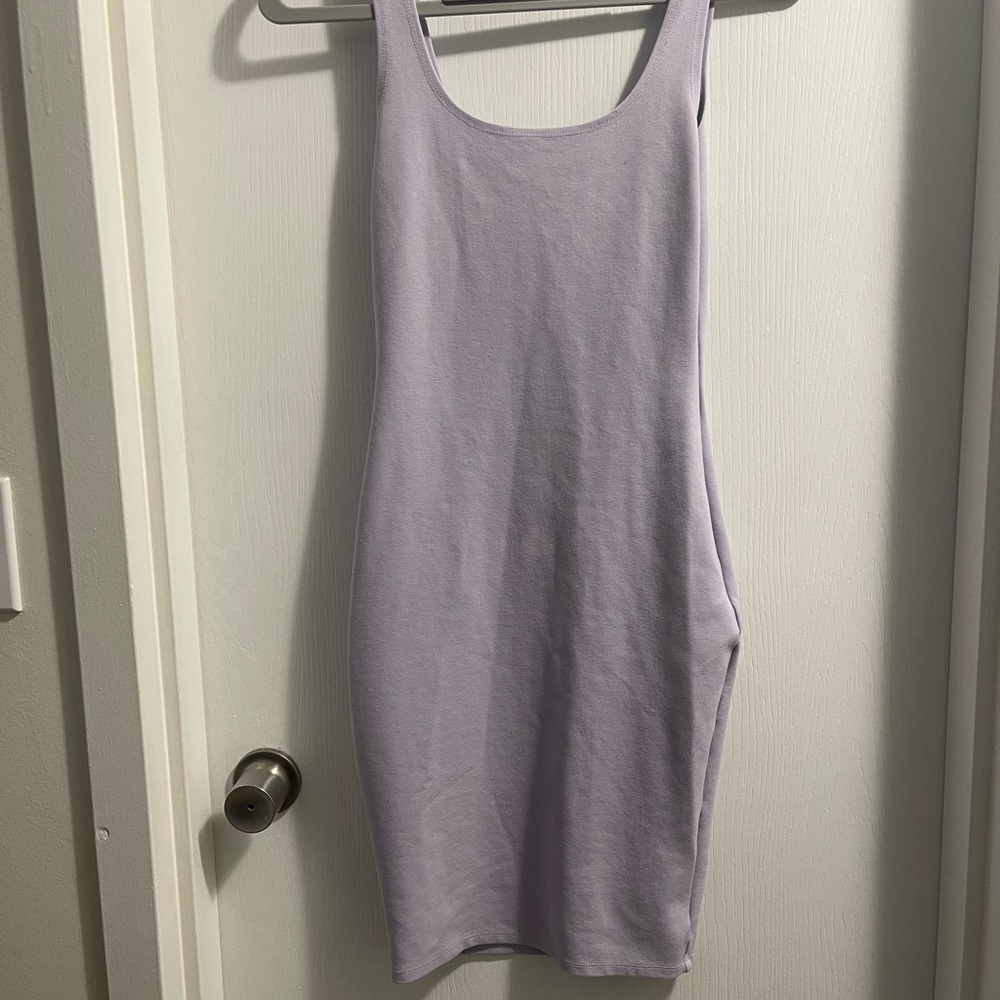 Elegant Lavender Bodycon Dress